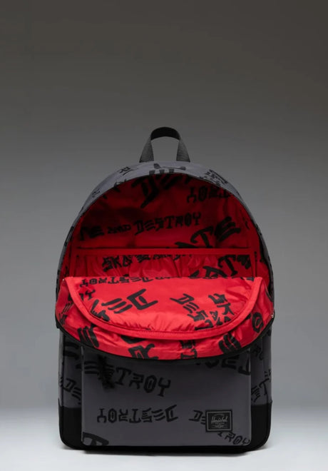 Herschel Classic X-Large Thrasher Rucksack asphalt/black destroy – Detailansicht 1