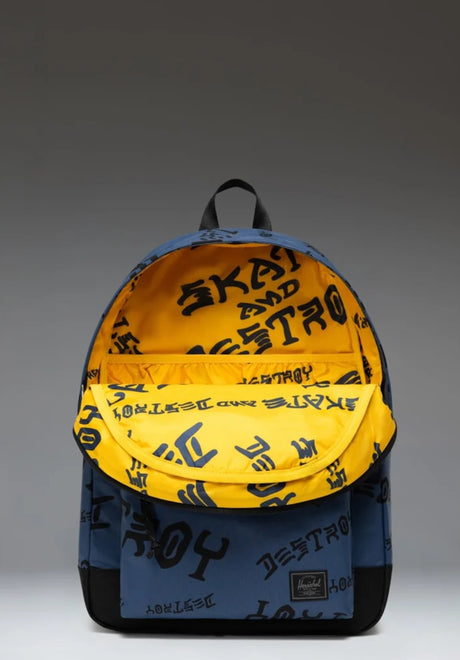 Herschel Classic X-Large Thrasher Rucksack oceana/dark navy destroy – Detailansicht 1