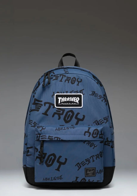 Herschel Classic X-Large Thrasher Rucksack oceana/dark navy destroy – Vorderansicht