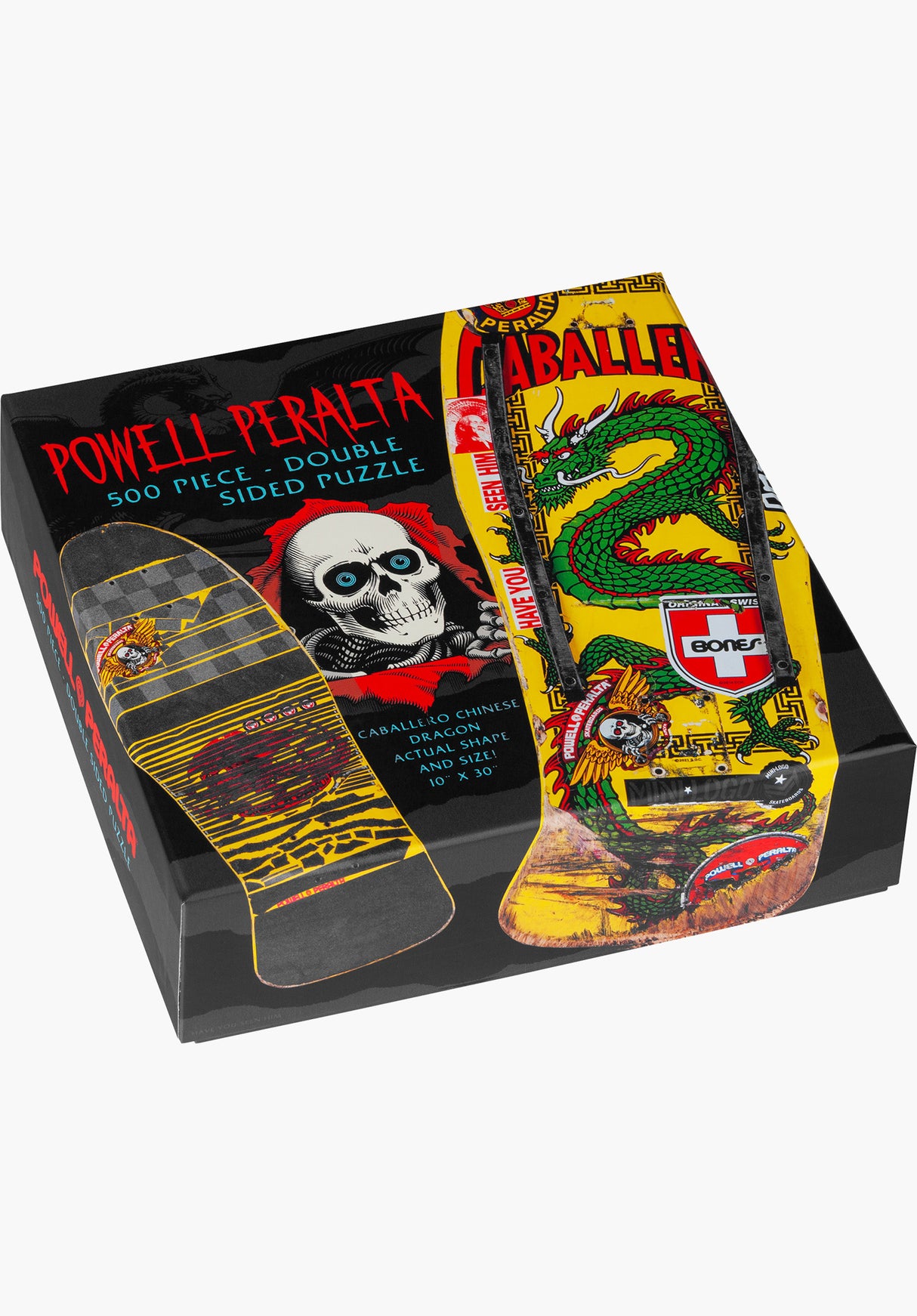 Powell-Peralta Cab Chinese Dragon Puzzle diverser Artikel yellow – Rückenansicht