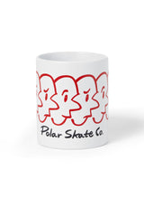Faces Mug white Rueckenansicht