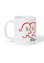 Faces Mug white Vorderansicht