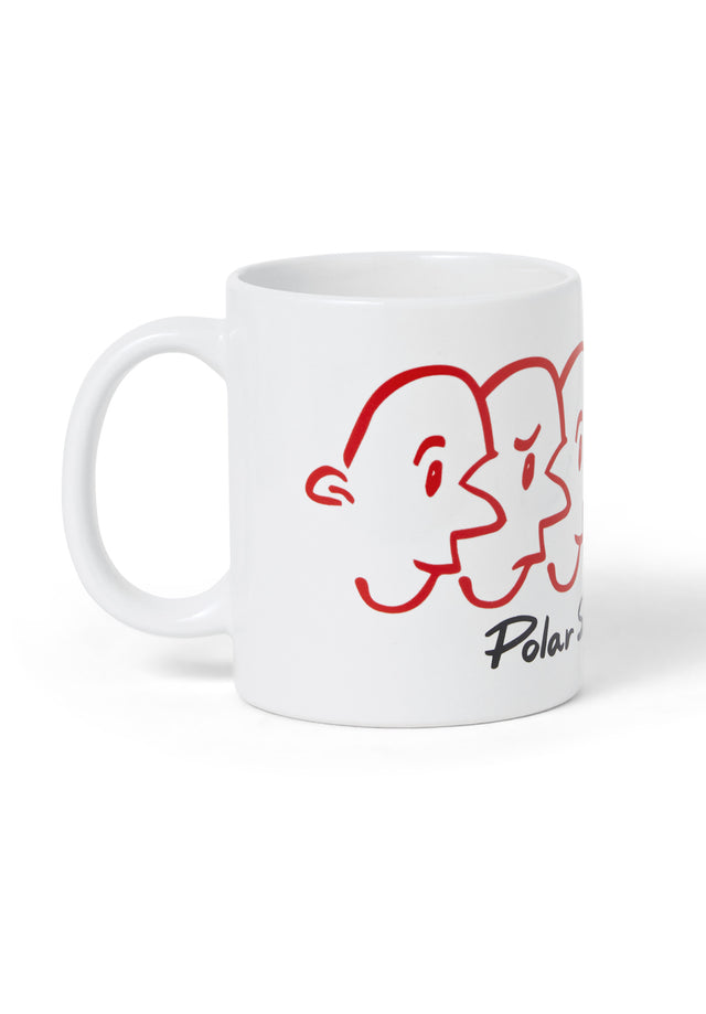 Faces Mug white Vorderansicht