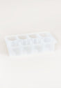 C Logo Ice Cube Tray clear Vorderansicht
