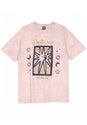 Sun Stamp Script lilac-acidwash Vorderansicht
