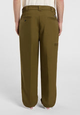 Mike Anderson Flex Twill darkolive Rueckenansicht