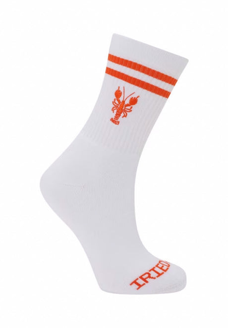 iriedaily La Vida Lobster Socken white – Vorderansicht