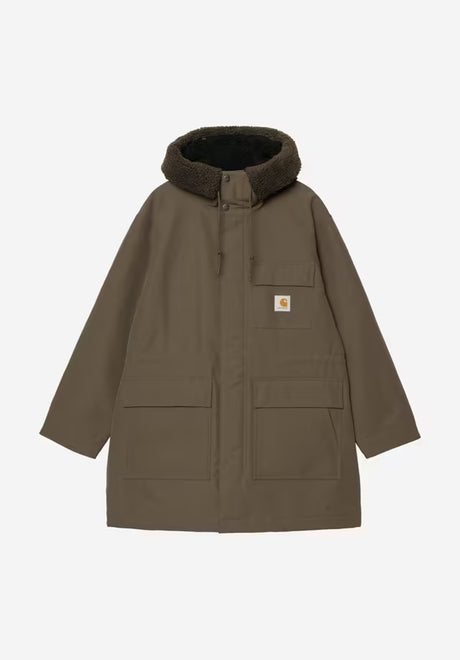 Carhartt WIP Siberia Parka Winterjacke vitola – Vorderansicht