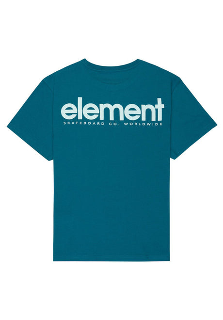 Element Lowcase BP Kids T-Shirt mallardblue – Vorderansicht