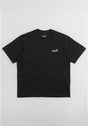 Collar Garment Dyed Knit black Vorderansicht