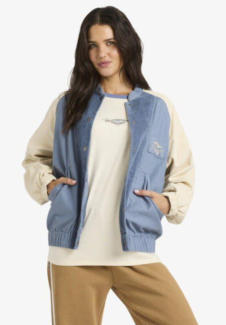 Billabong OG Burleigh Übergangsjacke stoneblue – Vorderansicht
