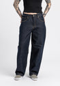 Alby-Baggy blue-rinsed Vorderansicht