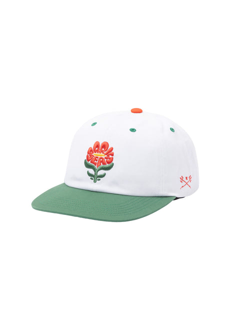 Dark Seas Memorial Twill 6-Panel Unstructured Cap offwhite – Vorderansicht
