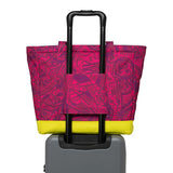 Thomas Campbell Heritage Tote TC hollyhock-evening primrose Closeup1