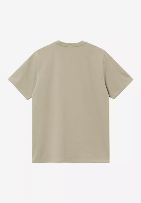 Carhartt WIP Script Embroidery T-Shirt barchan-white – Rückenansicht