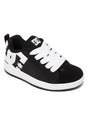 Court Graffik black-white Vorderansicht