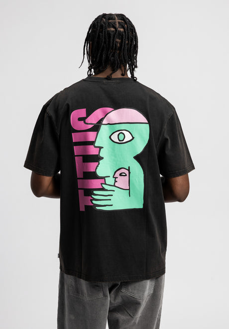 TITUS Nice Dude T-Shirt blackfaded – Vorderansicht