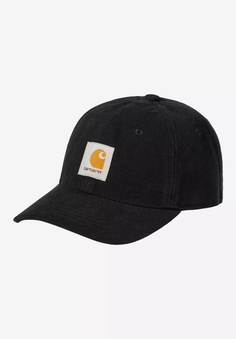 Carhartt WIP Canvas Cap blackstonewashed – Vorderansicht