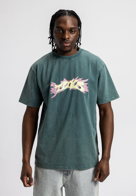 TITUS Flash T-Shirt nightpetrolfaded – Vorderansicht