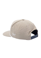 Wishin Nylon 5-Panel Unstructured Snapback goldenbrown Rueckenansicht