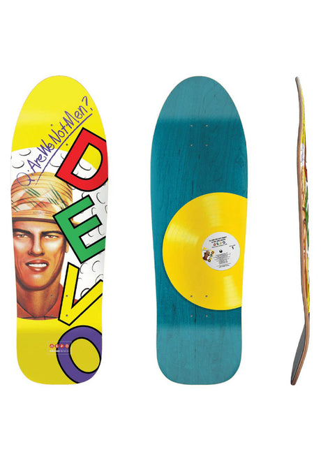 Devo Are We Not Men? Deck yellow – Vorderansicht