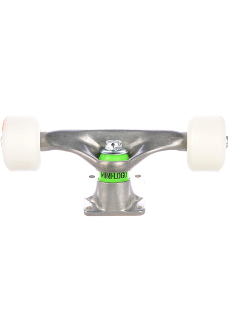 7.63 white A-Cut Wheels 90A Set of 2 raw Closeup1