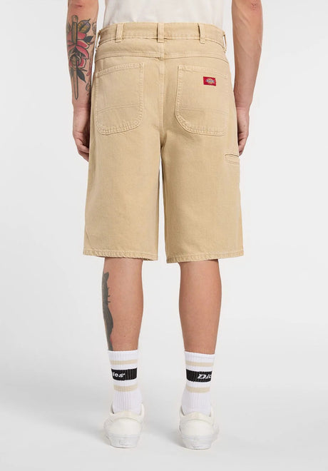 Dickies 958 13 Inch Loose Jeans-Short eucalyptus – Rückenansicht