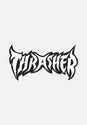 Metal Sticker black-white Vorderansicht
