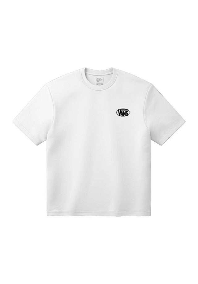 Oval Logo Loose white Vorderansicht