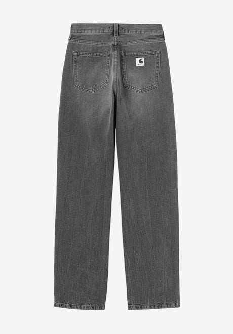 Carhartt WIP W' Noxon Jeans blackmarbleusedwash – Rückenansicht