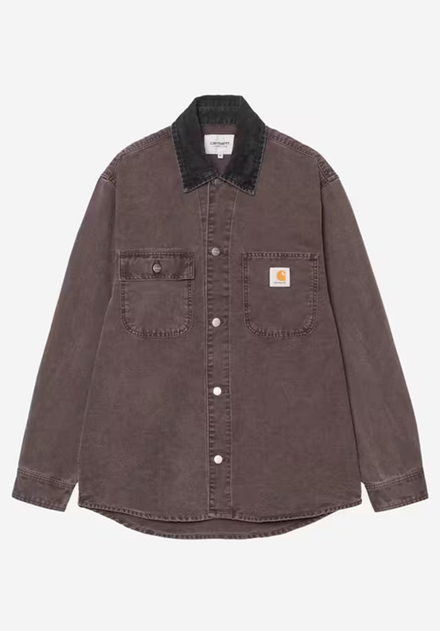 Mitch Shirt Jac palisander-blackdusky-canvas Vorderansicht