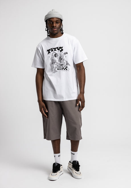 TITUS Devils World T-Shirt white – Detailansicht 1