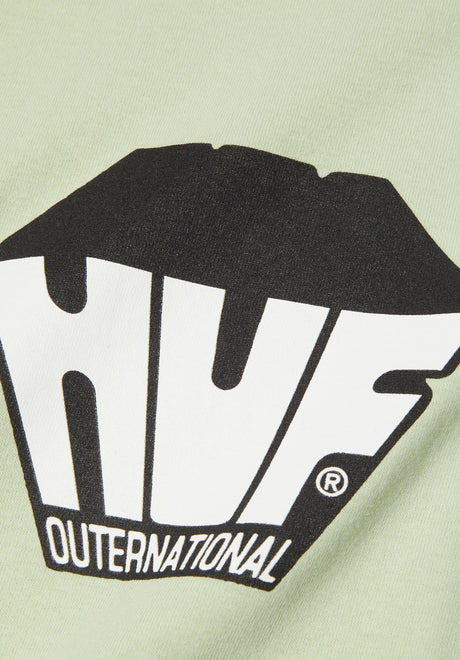 HUF Big Block T-Shirt cucumber – Rückenansicht
