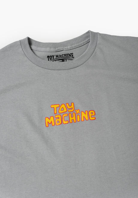 Toy-Machine Surf Sect T-Shirt silver – Detailansicht 2