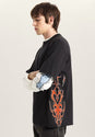 LX Dayana Slide Tribal black Vorderansicht