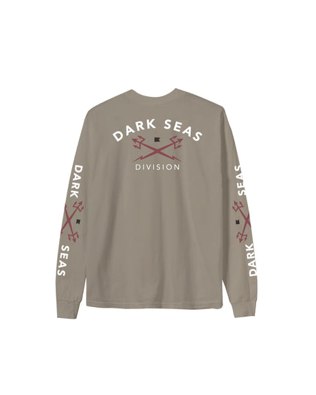 Dark Seas Headmaster V3 Longsleeve sand – Vorderansicht