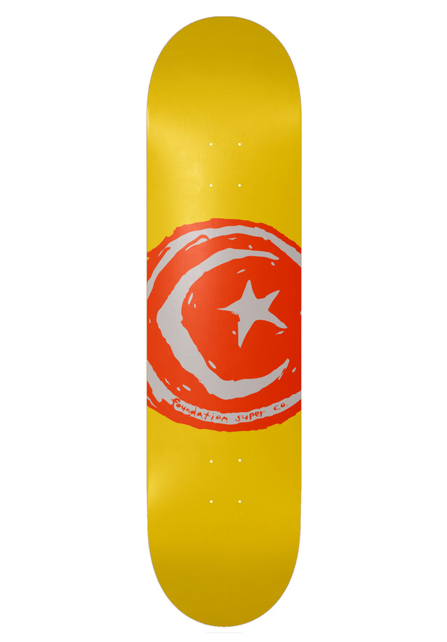 Star & Moon yellow Vorderansicht