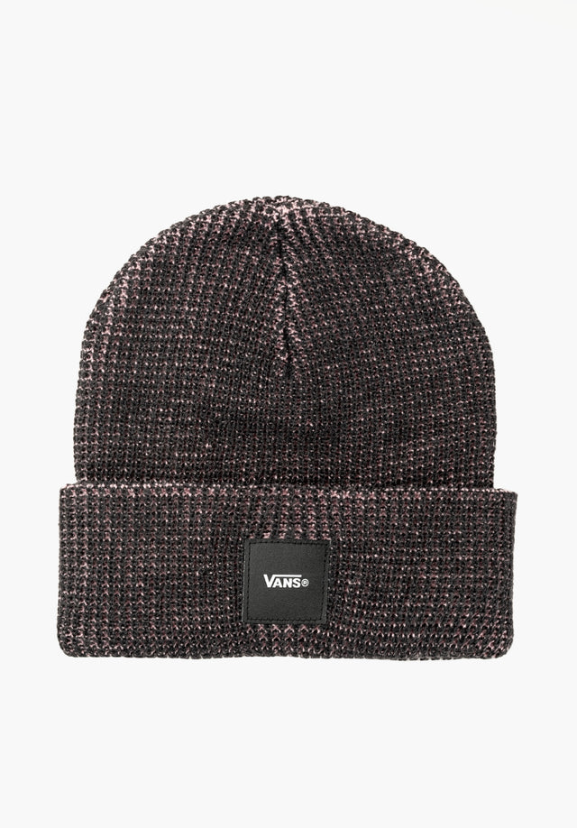 Waffle Cuff Beanie pink Vorderansicht