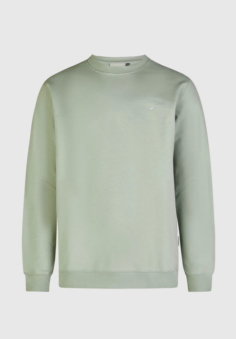 Cleptomanicx Ligull Sweatshirt wroughtiron – Vorderansicht