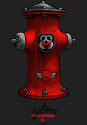 Andy Anderson Hydrant Sticker clear Vorderansicht