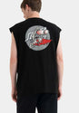Meek Slashed Dot Vest black Vorderansicht