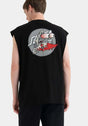 Meek Slashed Dot Vest black Vorderansicht