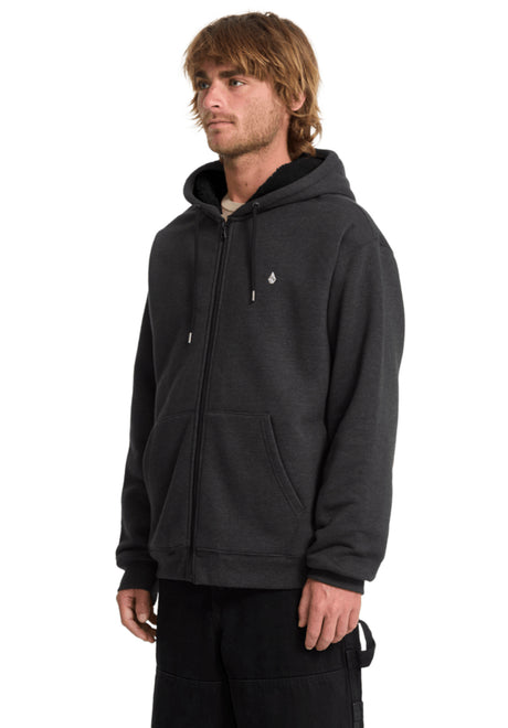 Single Stone Lined Zip heatherblack Oberansicht