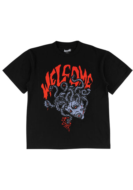 Welcome Medusa T-Shirt black-red – Vorderansicht