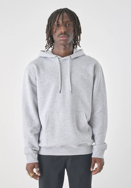 Cleptomanicx Ligull Classic Hoodie heathergrey – Vorderansicht