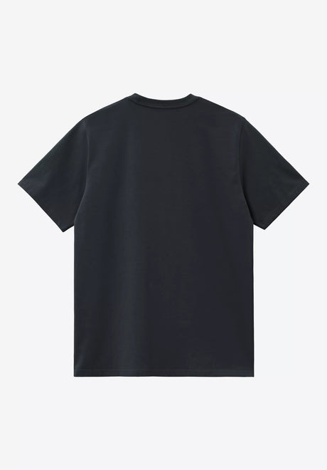 Carhartt WIP Script T-Shirt deepnight-gentlegreen – Rückenansicht