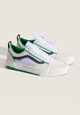 Skate Old Skool Wafflecup white-green Rueckenansicht