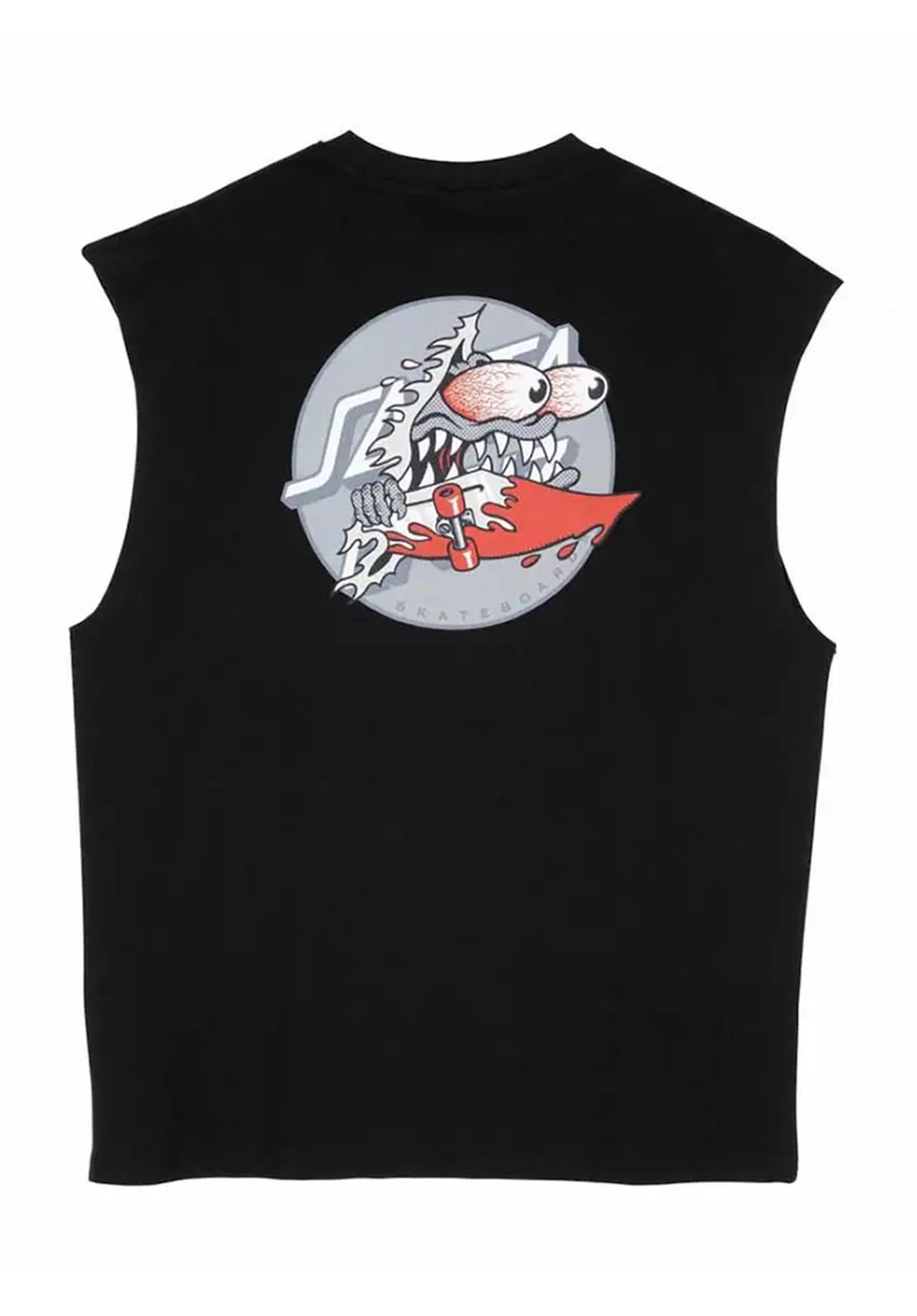 Meek Slashed Dot Vest black Closeup2