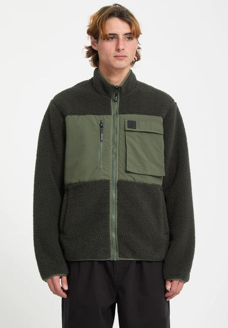 Volcom Storm Stone Übergangsjacke rinsedblack – Vorderansicht