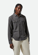 Bowery LW Ultra Flannel charcoal-rayflower-black Vorderansicht